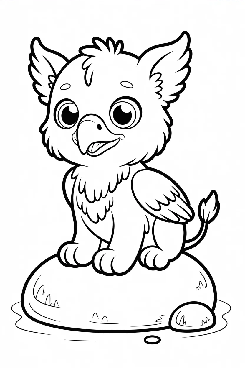 5 Griffin coloring pages free printable
