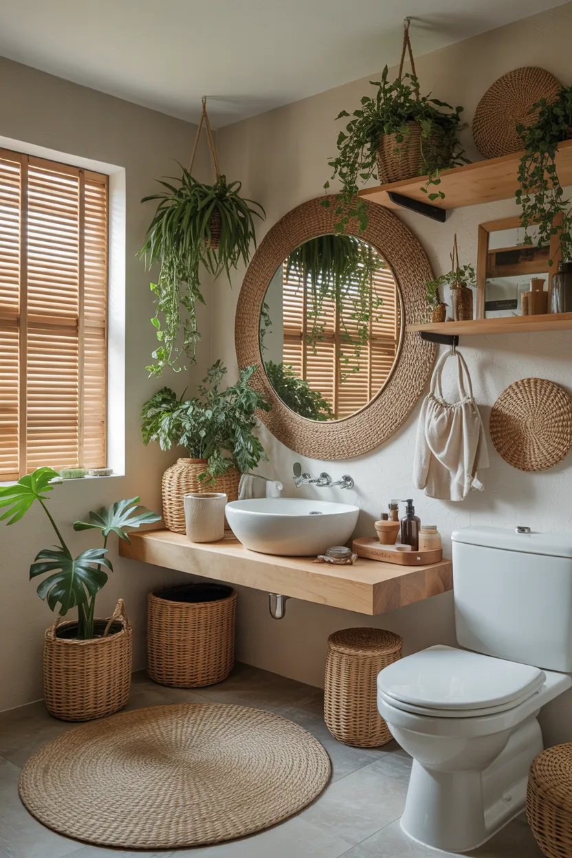 Boho Style Bathroom Ideas