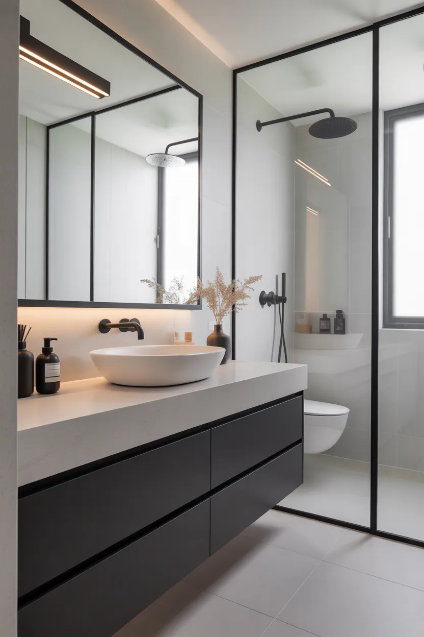 Black and White Bathroom Ideas