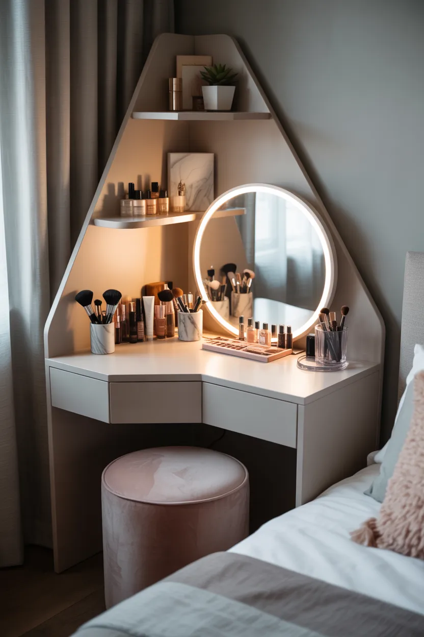 Small Bedroom Makeup Vanity Ideas
