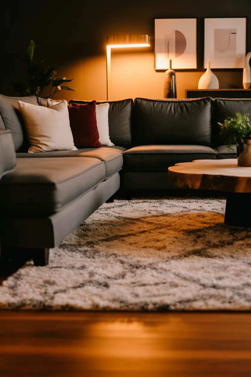 Living Room With Grey Couch Ideas