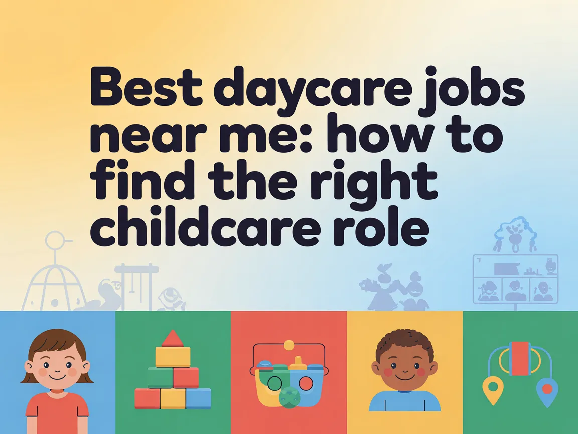 Best Daycare Jobs Near Me