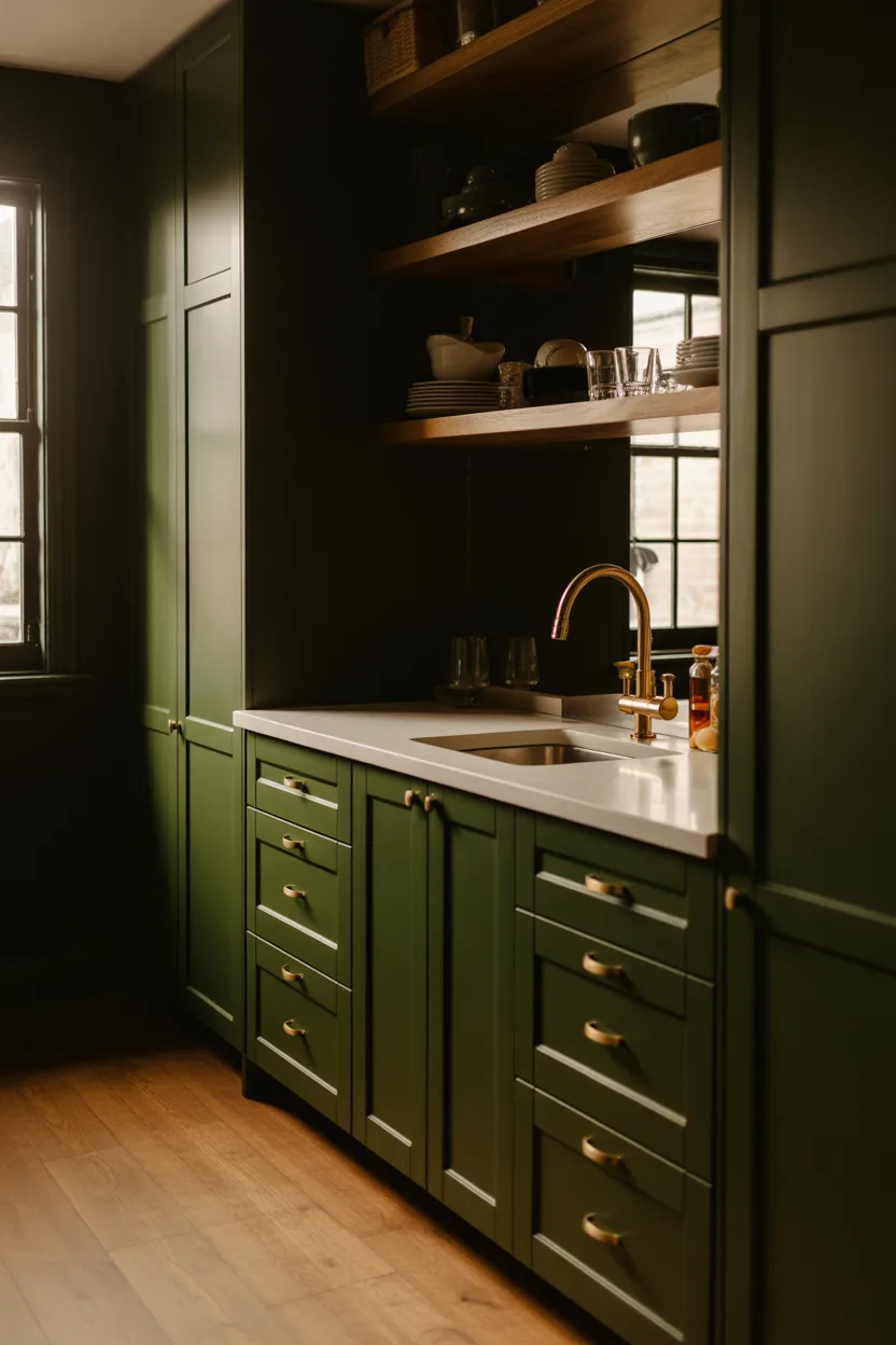 Dark Green Kitchen Ideas