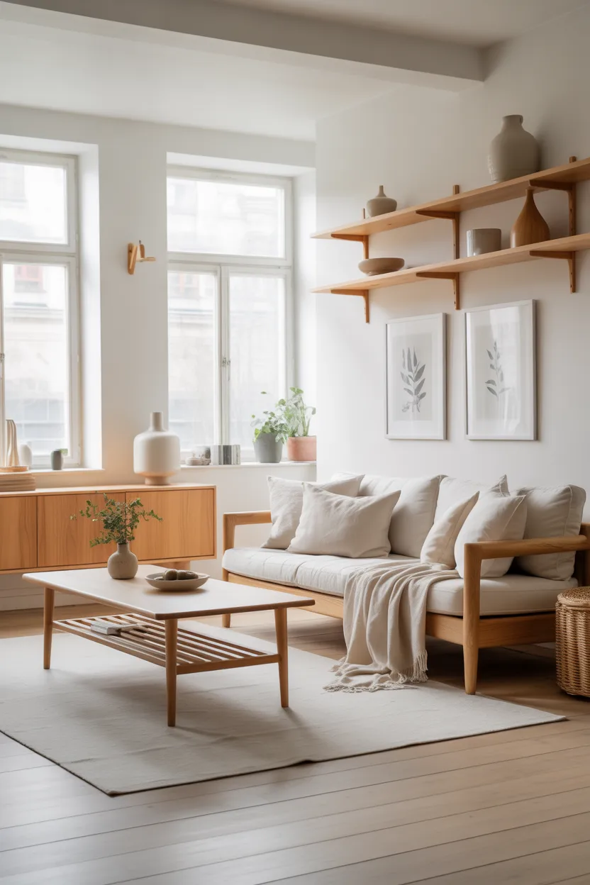 Cozy Scandinavian Living Room Ideas