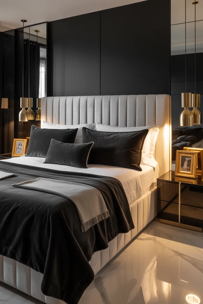 Black and White Bedroom Ideas