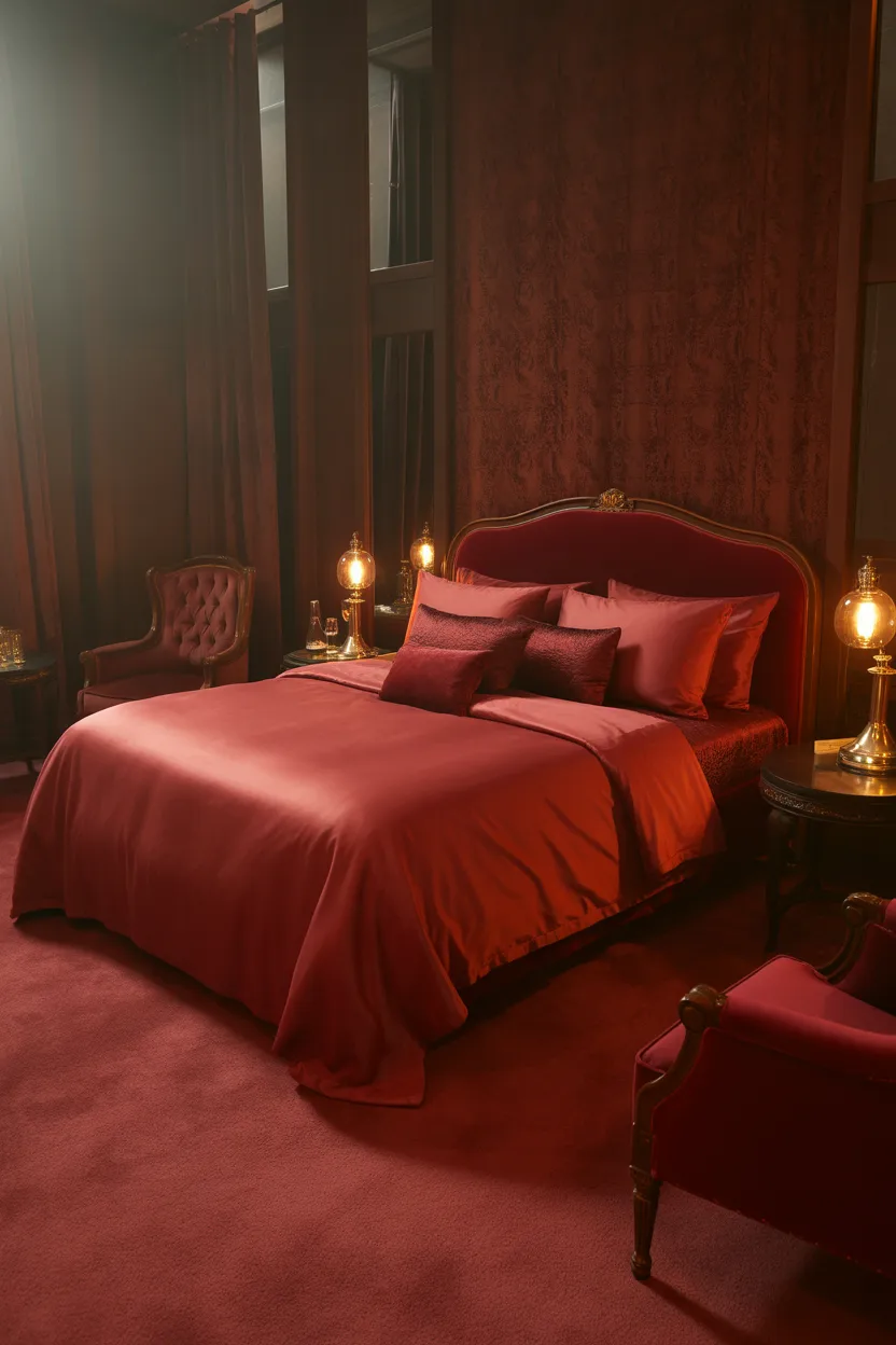 Cherry Red Bedrooms