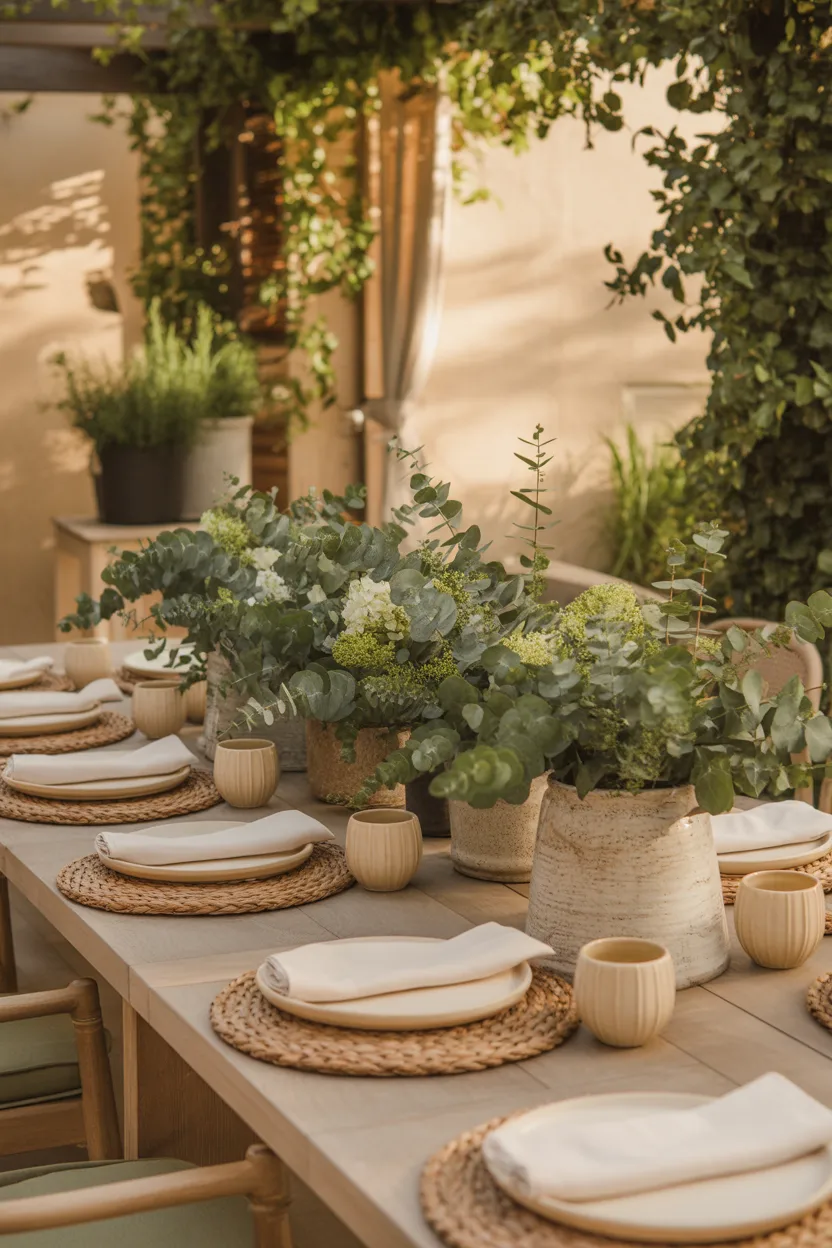Outdoor Table Decor Ideas