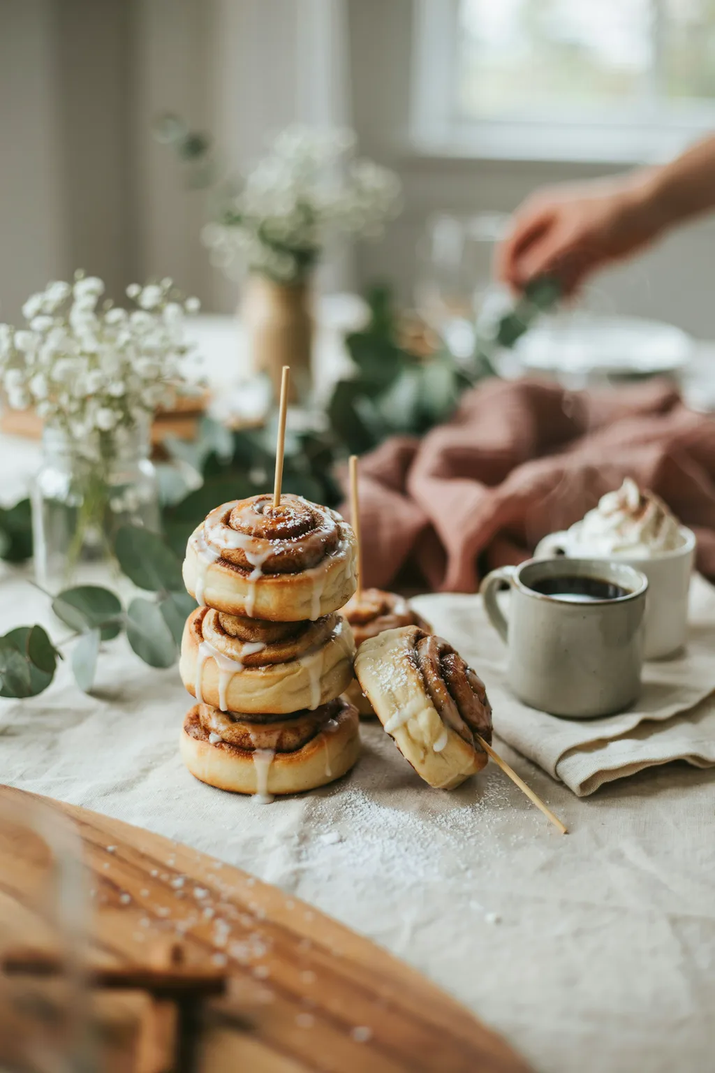 Cinnamon Roll Skewers