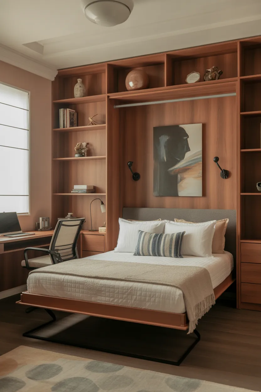 Murphy Bed Office Combo Ideas