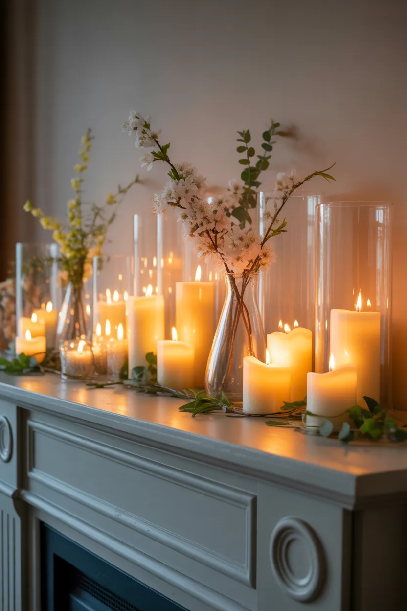 Spring Mantle Decor Ideas