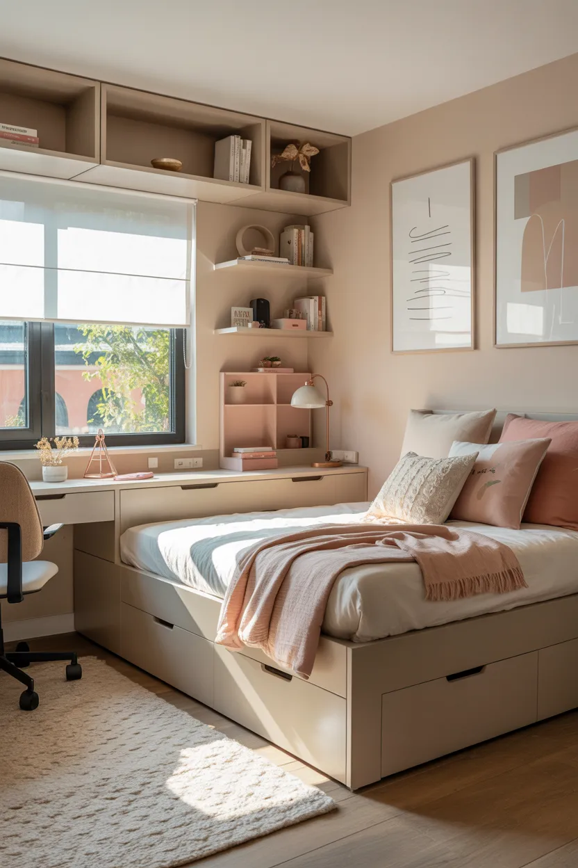 How to Design a Small Teen Girl Bedroom