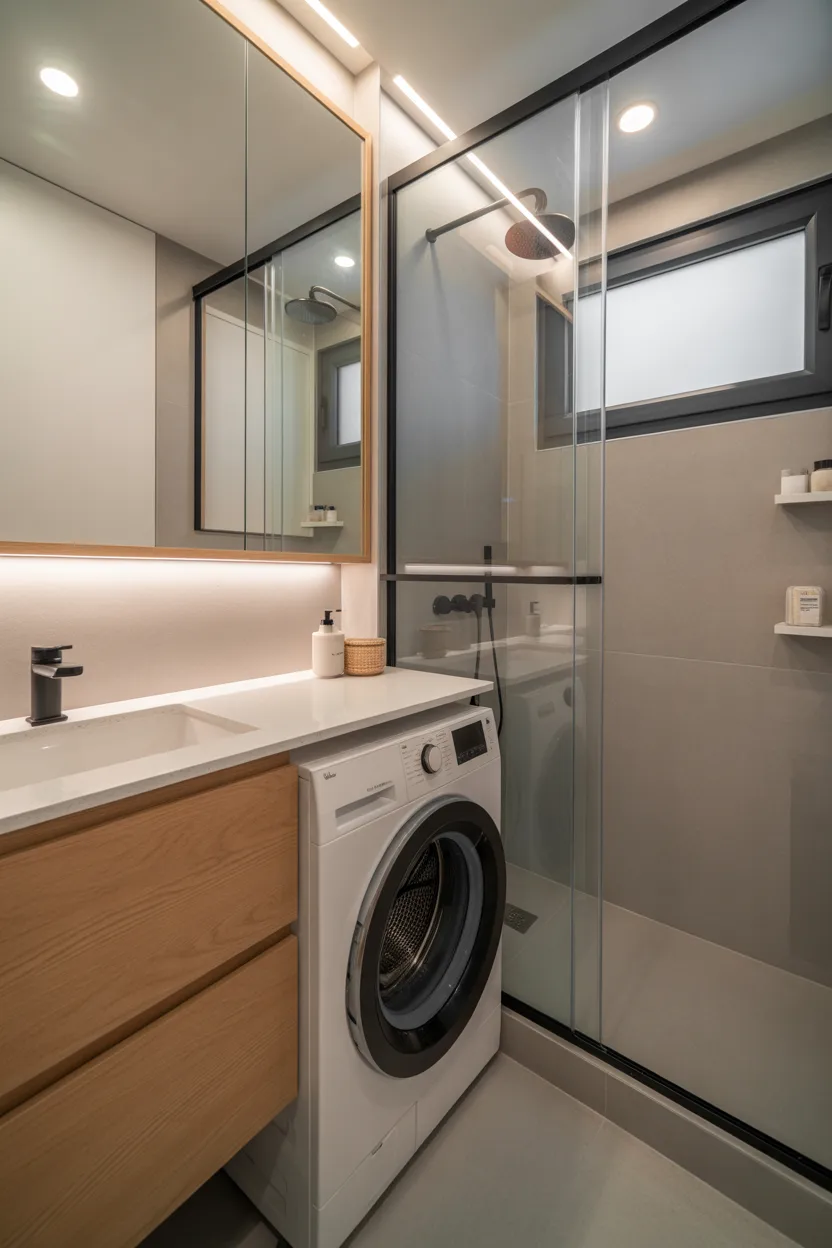 Bathroom Washing Machine Ideas