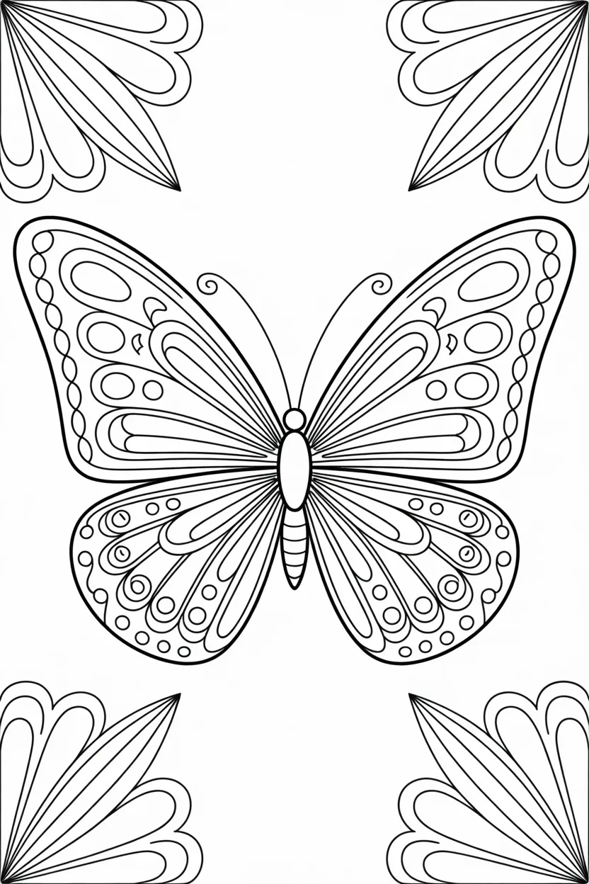 butterfly coloring pages free printable