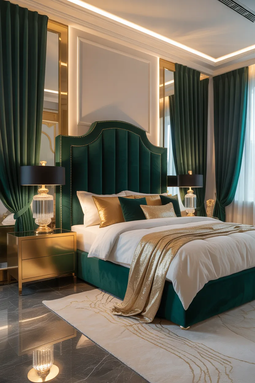 Jewel Tone Bedroom Ideas