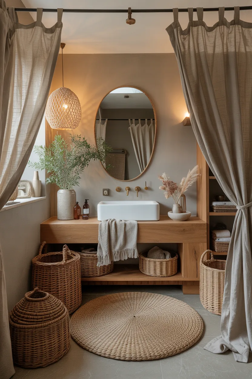 Boho Style Bathroom Ideas