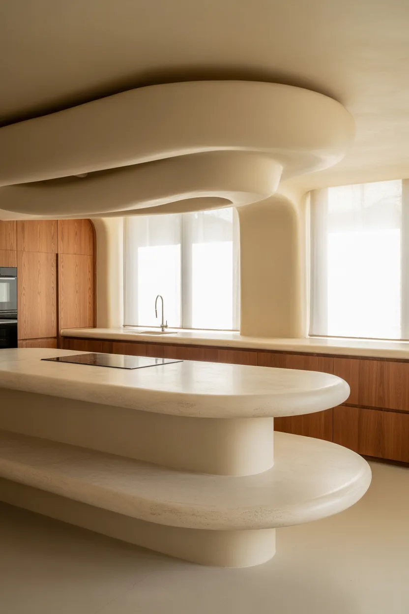 Curved Kitchen Island Ideas
