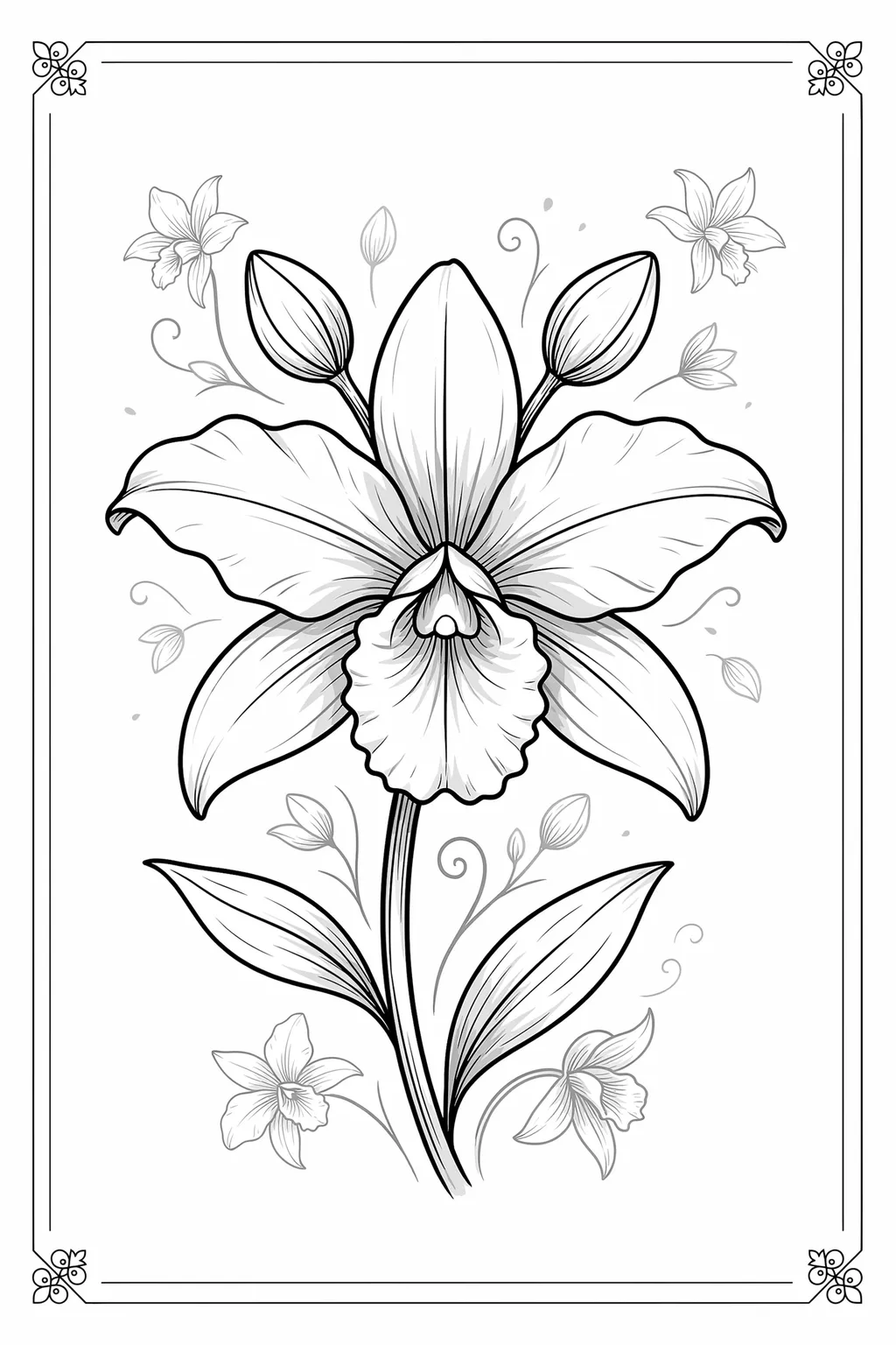 Blossom coloring pages