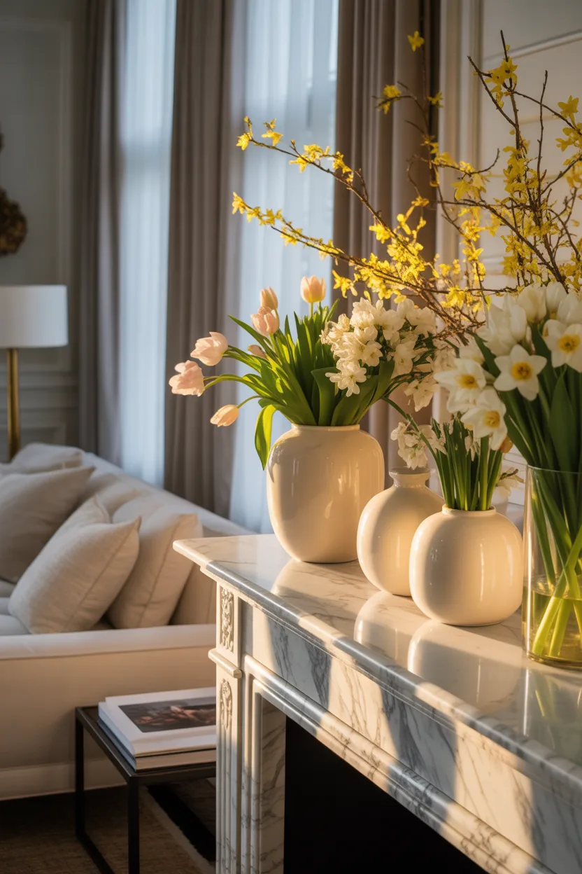 Spring Mantle Decor Ideas