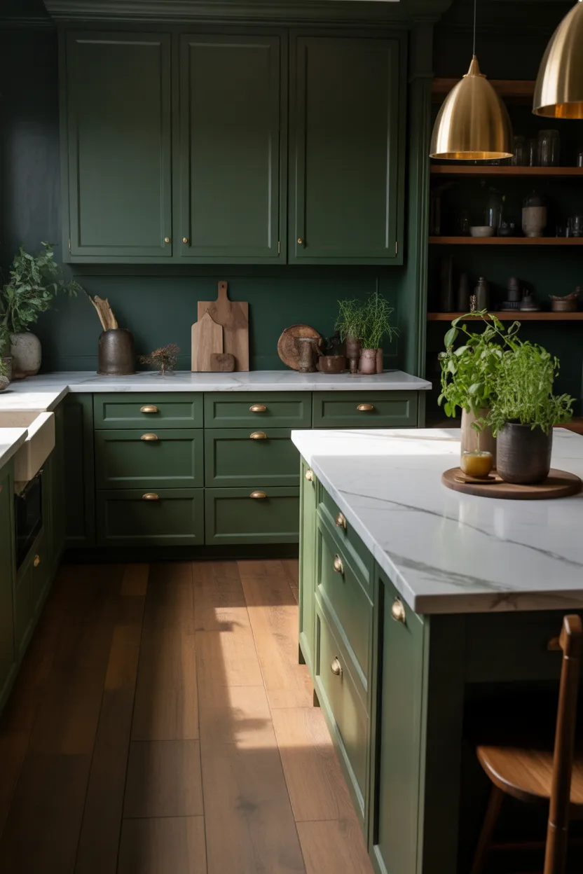 Dark Green Kitchen Ideas