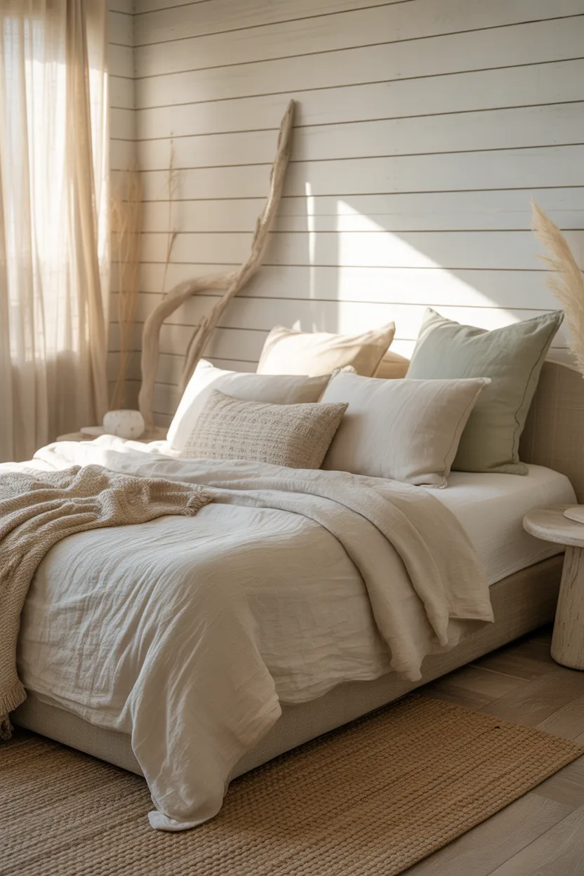 Coastal Boho Bedroom Decor