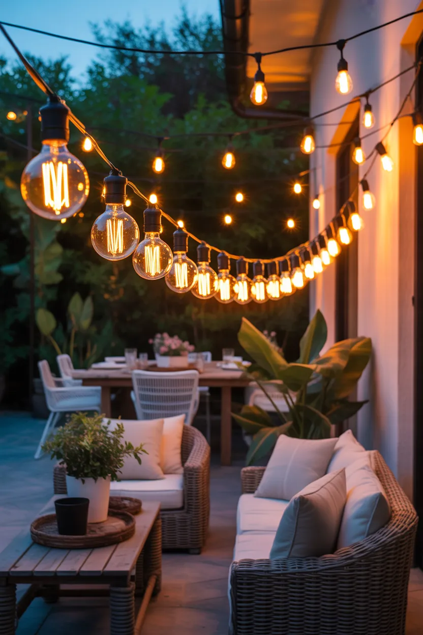 Outdoor String Light Ideas