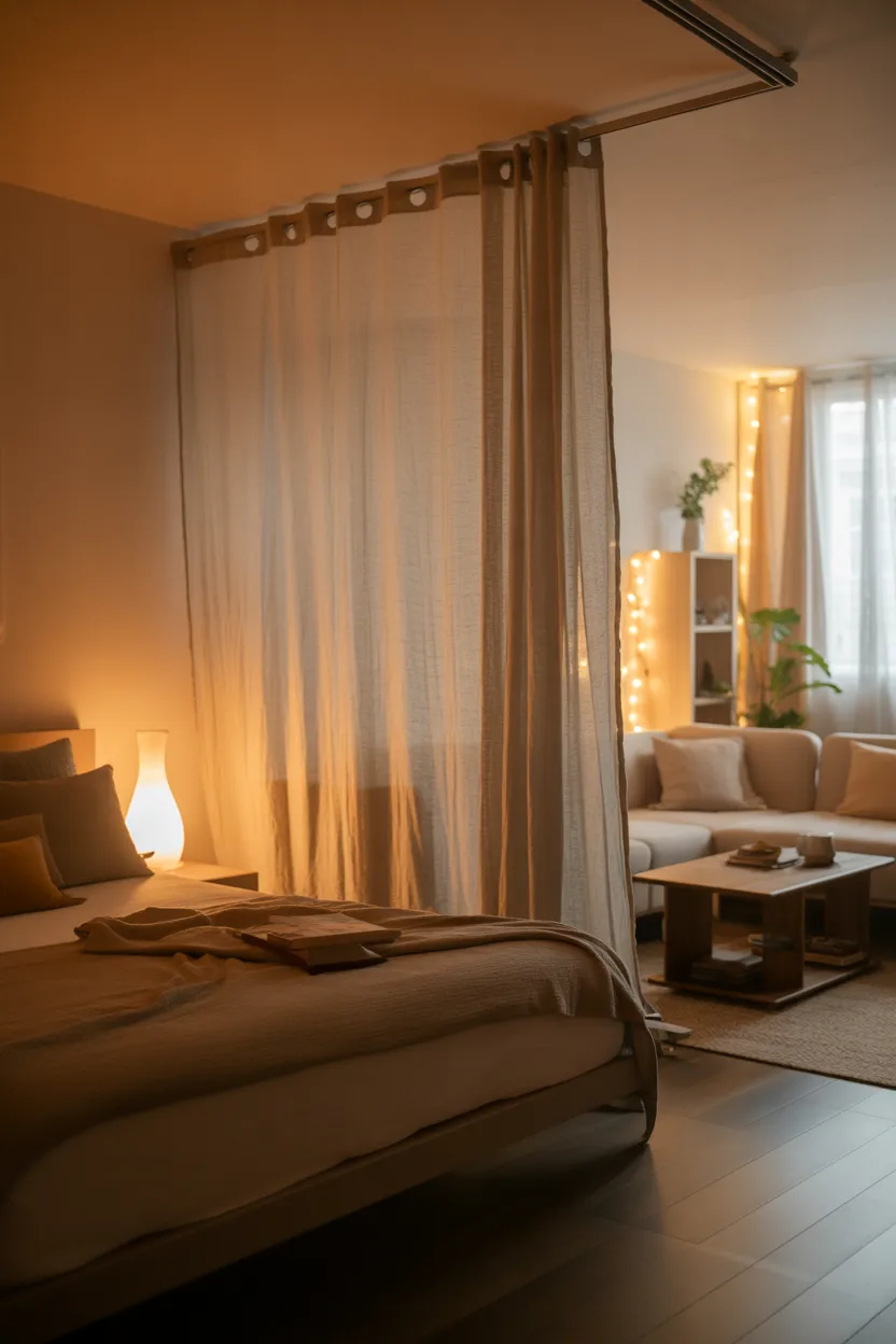 Living Room and Bedroom Combo Ideas
