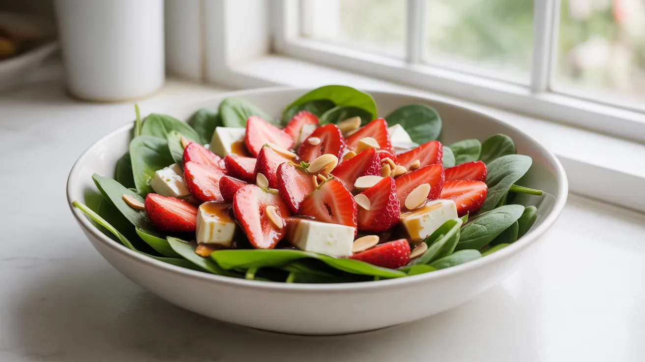 Strawberry Spinach Salad