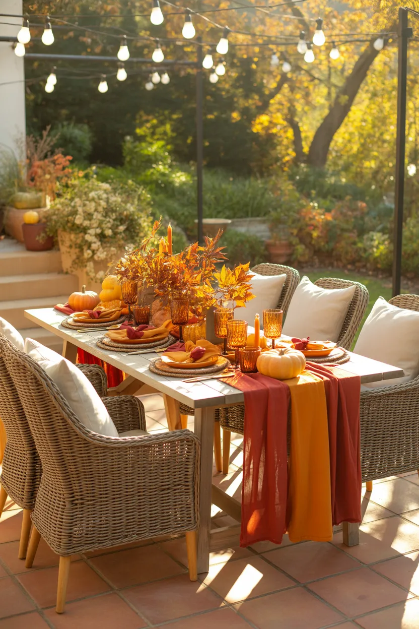 Outdoor Table Decor Ideas