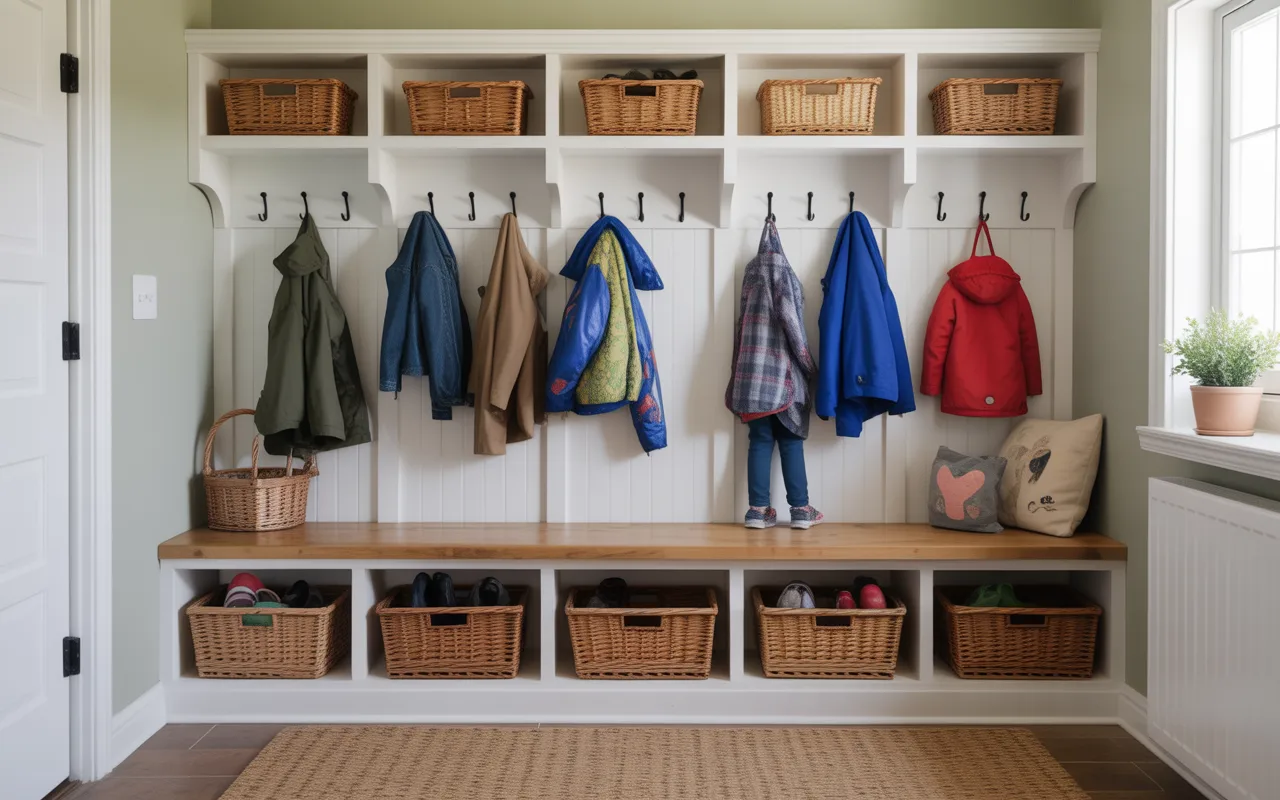 Deep Bench Cubbies