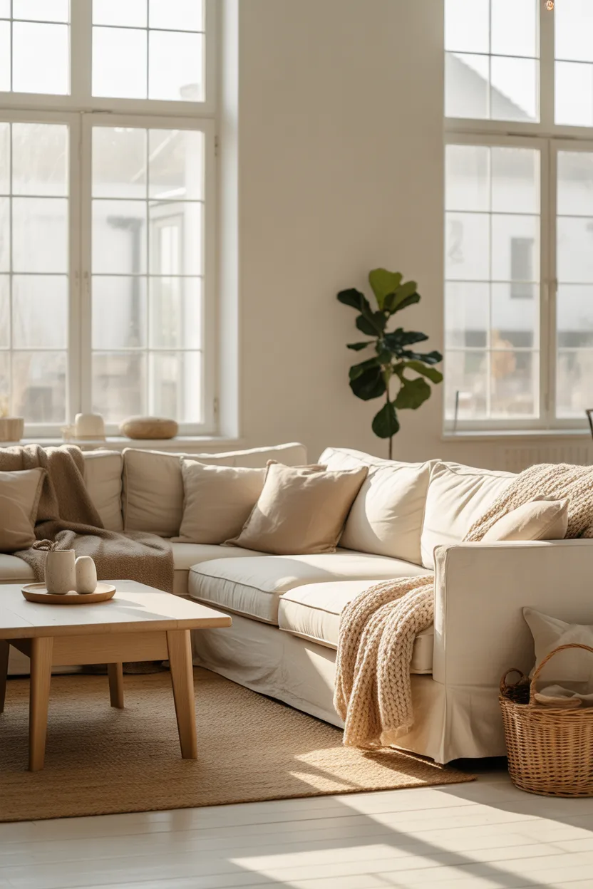 Cozy Scandinavian Living Room Ideas