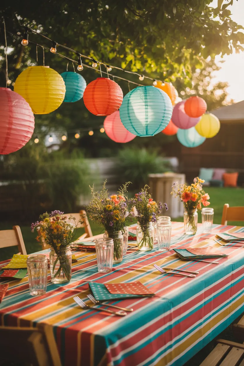 Outdoor Table Decor Ideas