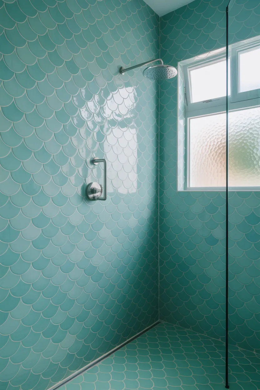 Mermaid Tile Bathroom Ideas