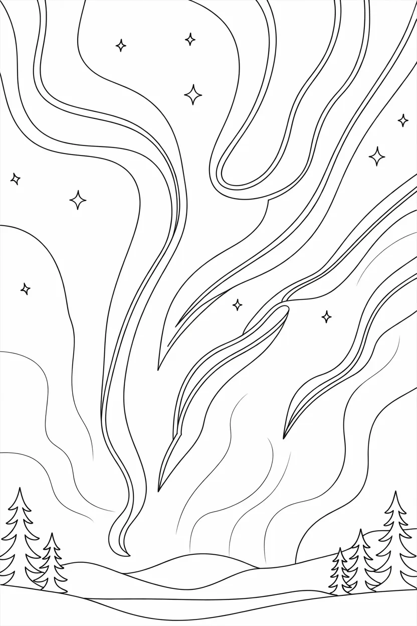 4 Aurora coloring pages free printable
