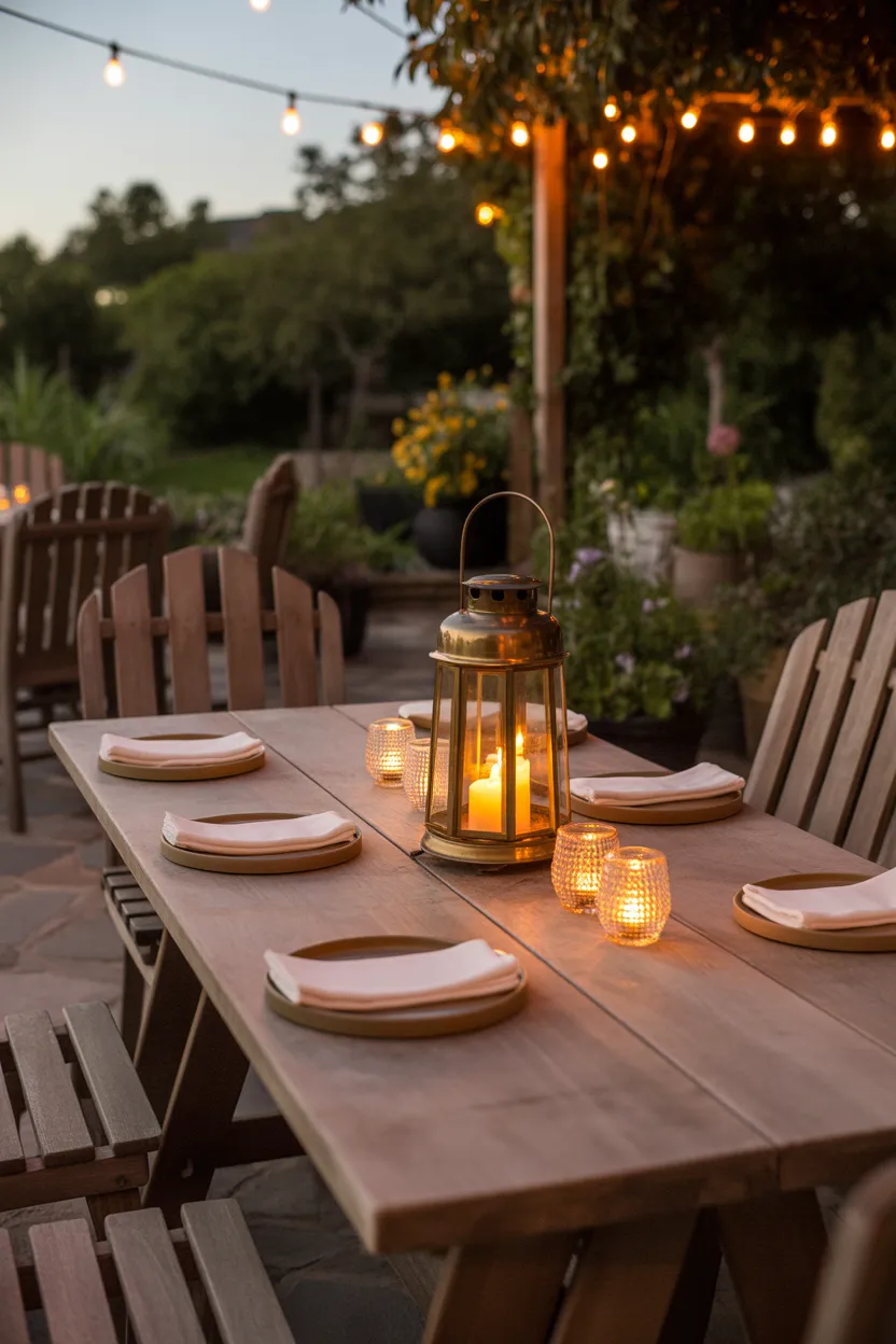 Outdoor Table Decor Ideas