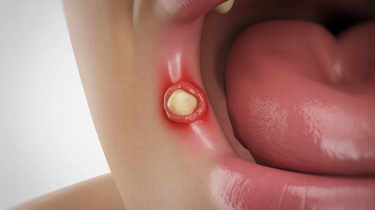 mouth ulcer not healing on inner cheek