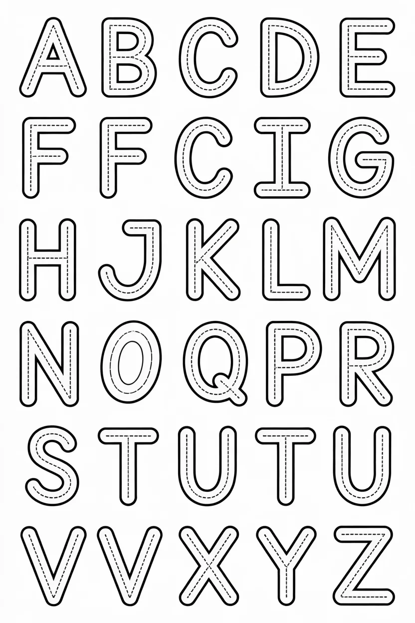 alphabets tracing worksheets free printable