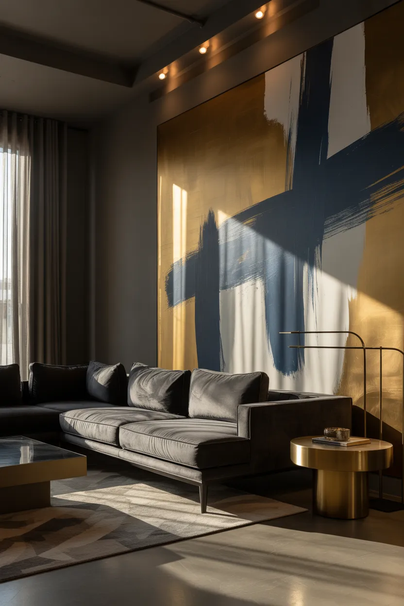 Living Room With Grey Couch Ideas