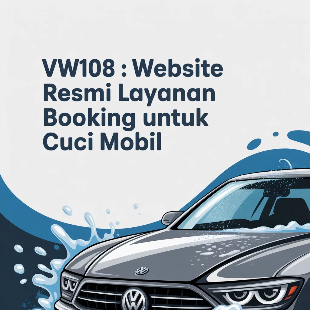 VW108 : Website Resmi Layanan Booking Untuk Cuci Mobil | Login DIsini