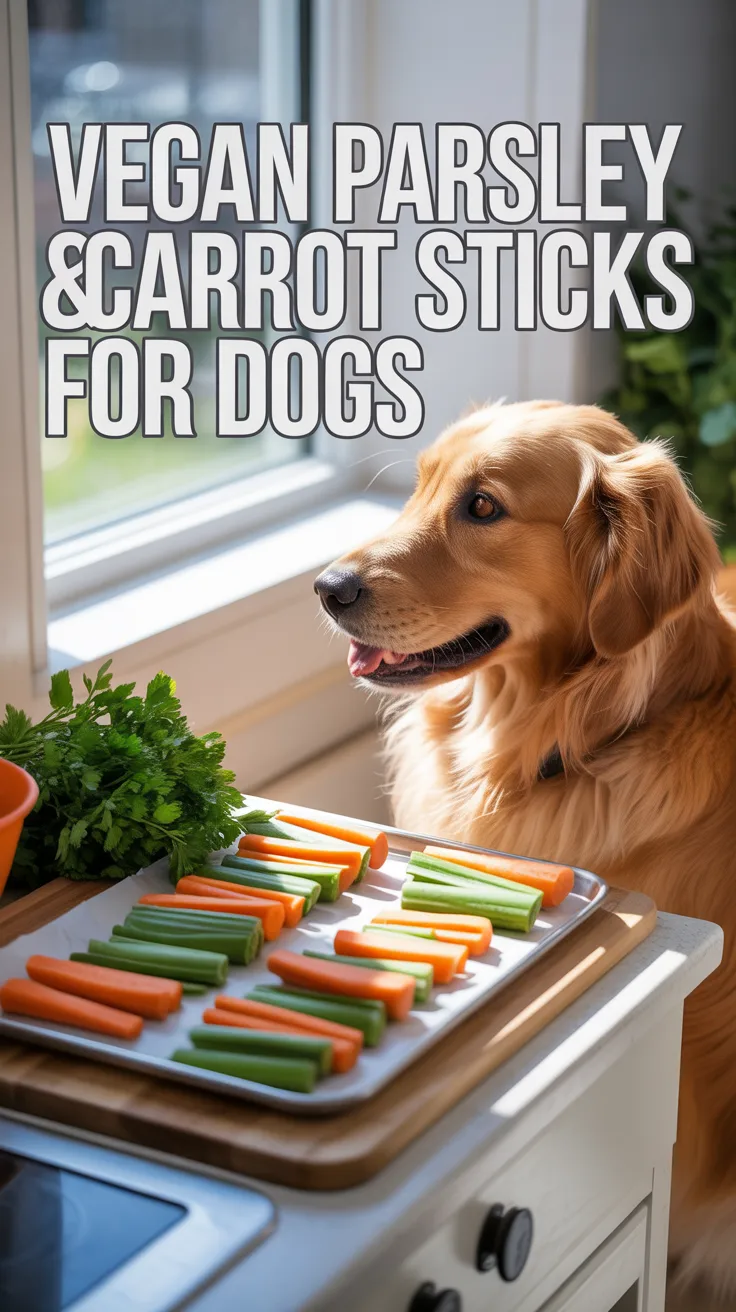 Vegan Parsley & Carrot Sticks – The Perfect Crunchy Snack to Freshen Your Dog’s Breath