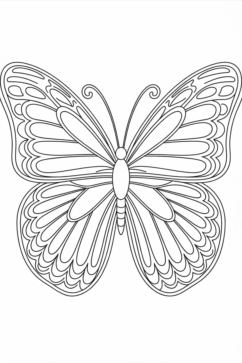Butterfly coloring pages free printable