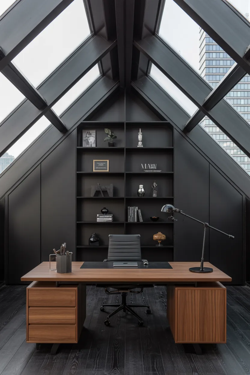 Attic Office Design Ideas