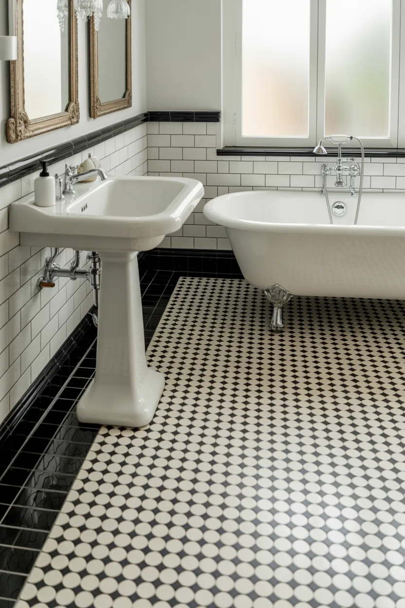 Black and White Bathroom Ideas