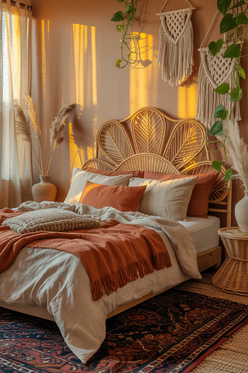 Rattan Headboard Ideas