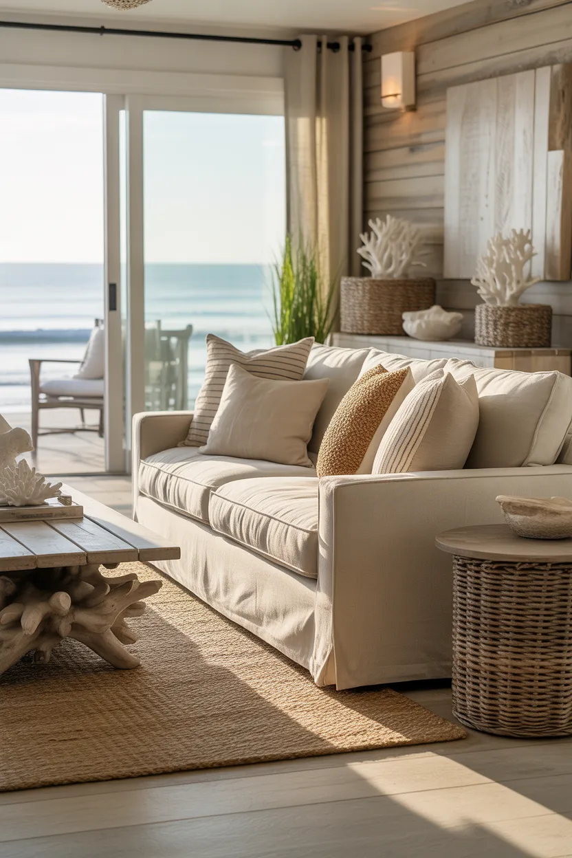 Modern Coastal Living Room Ideas