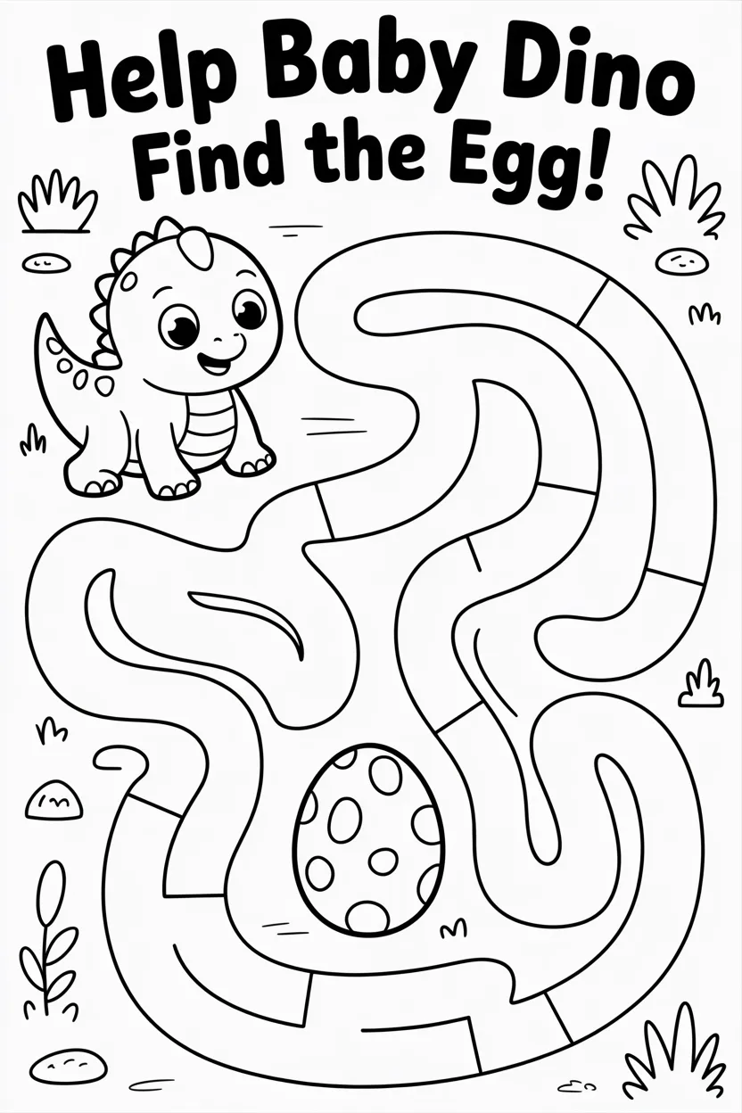 maze puzzle activity worksheet free printable