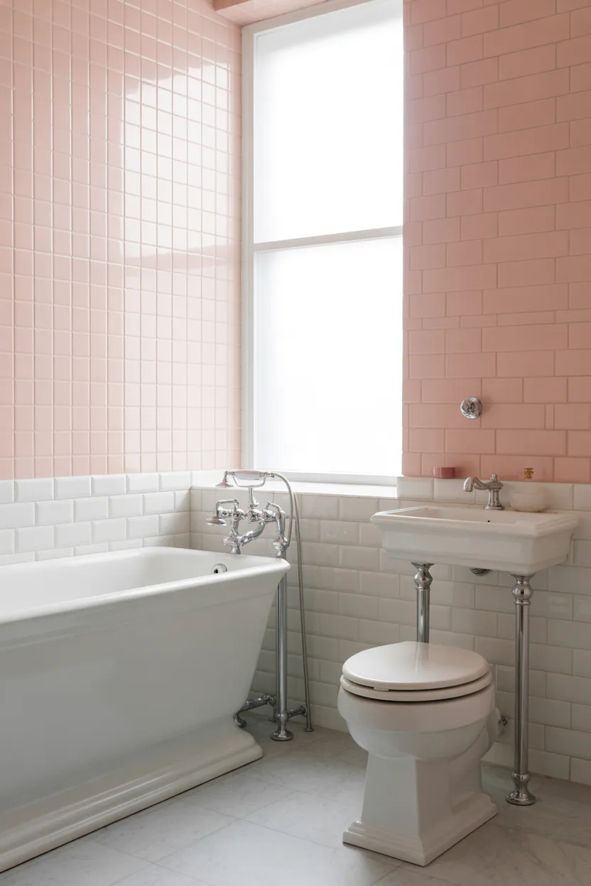 Pink Bathroom Ideas