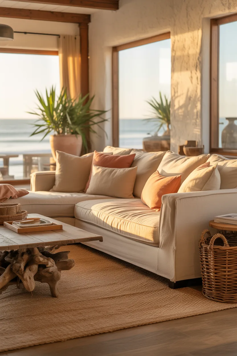 Modern Coastal Living Room Ideas