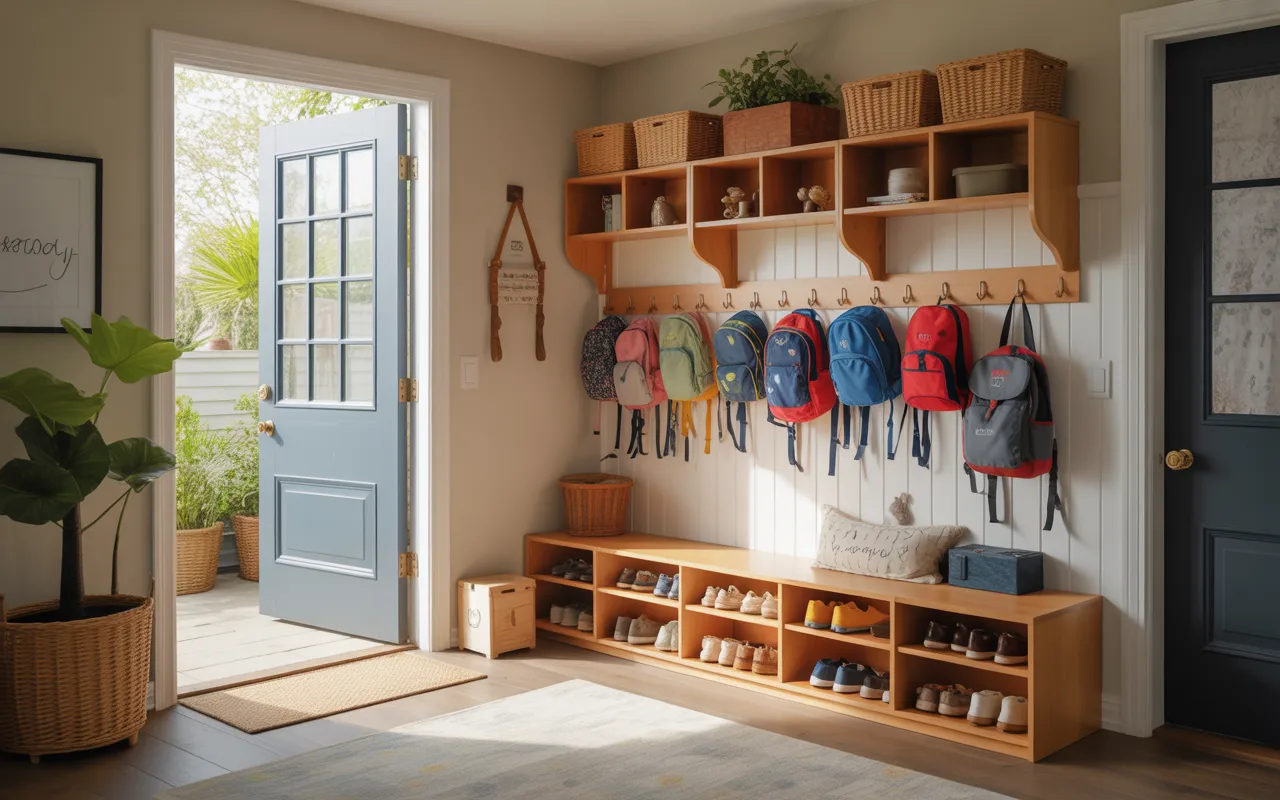 What’s the Most Practical Entryway Storage Setup for Families With Kids?