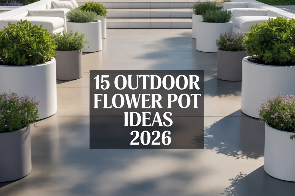 Outdoor Flower Pot Ideas