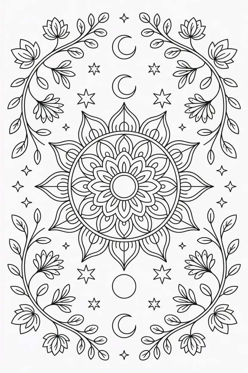 Mandala coloring pages